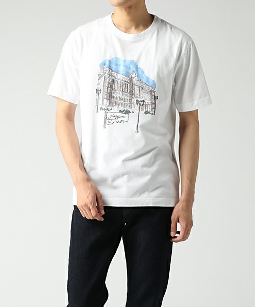 GLASGOW CITY PRINT T-SHIRT【274317 299Z】