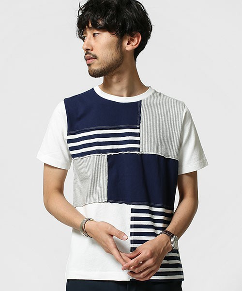 パッチワークTee S/S
