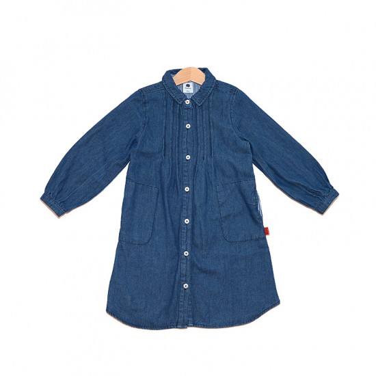 デニムシャツワンピース 80-150cm(女の子)