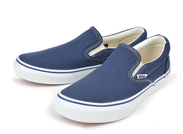 【VANS】 ヴァンズ SLIP ON スリッポン V98CLA NAVY