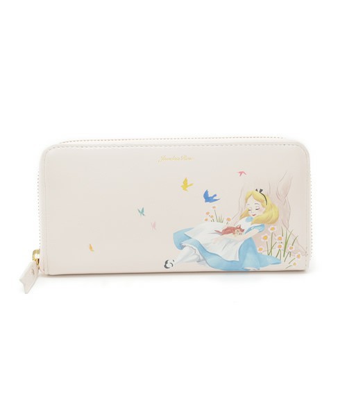 ディズニー (Disney) "Alice In Wonderland" ドリーミーアリス ロングウォレット ラウンドファスナータイプ