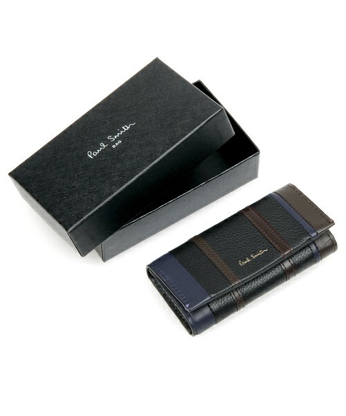 APPLIQUE STRIPE KEY CASE
