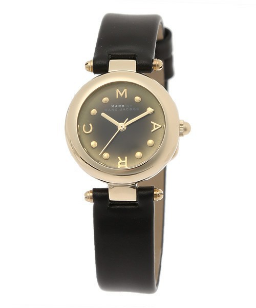 DOTTY/ドッティ イオンプレーティング ゴールド ブラック ストラップ 26MM