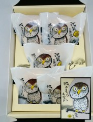池ぶくろう最中 5個 ギフトボックス入
